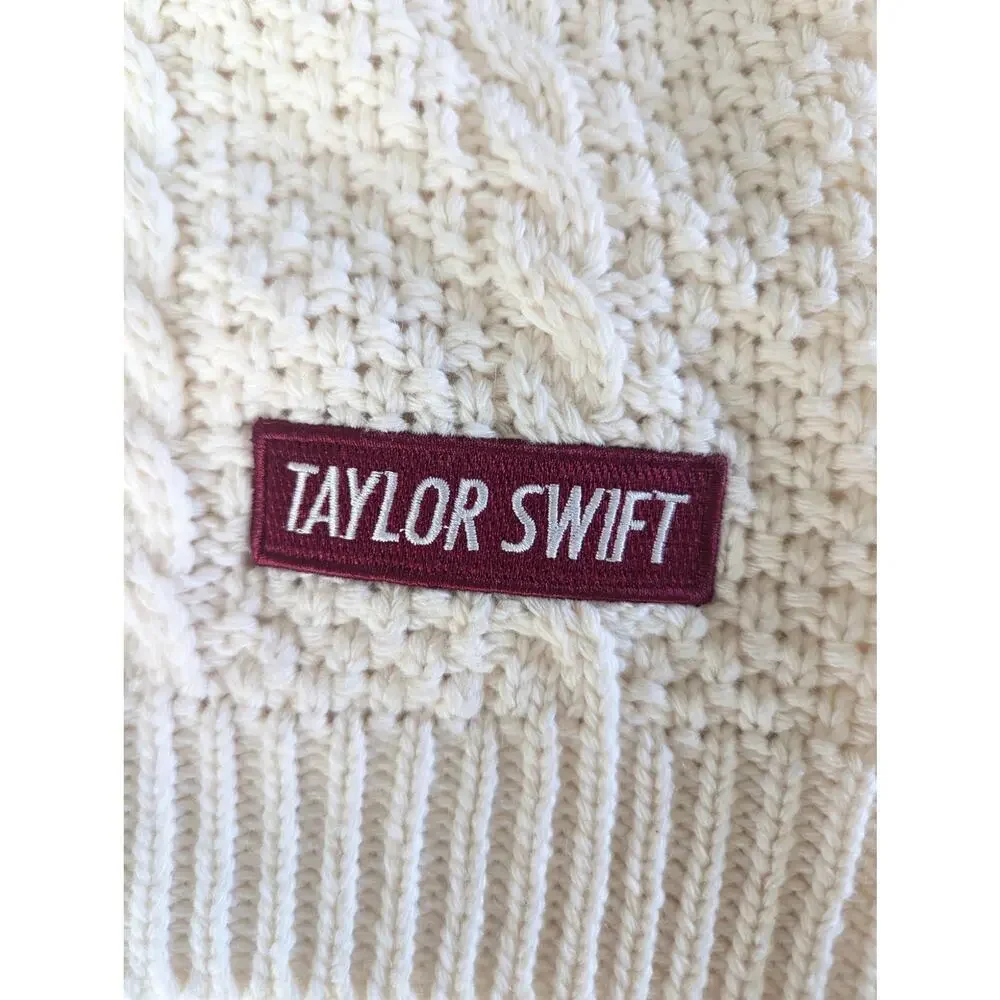 Taylor Swift Cardigan Size M L Red Taylor's Version TV Eras Tour Dance Party